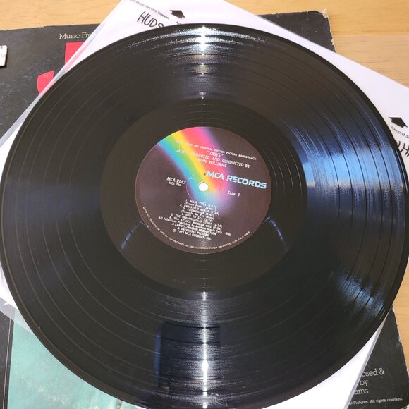 Jaws Original Movie Soundtrack 1975 Vinyl Record MCA-2087 Spielberg Williams LPC - Picture 6 of 10